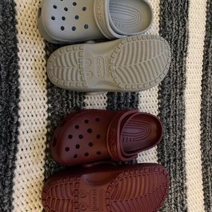 Maroon Crocs